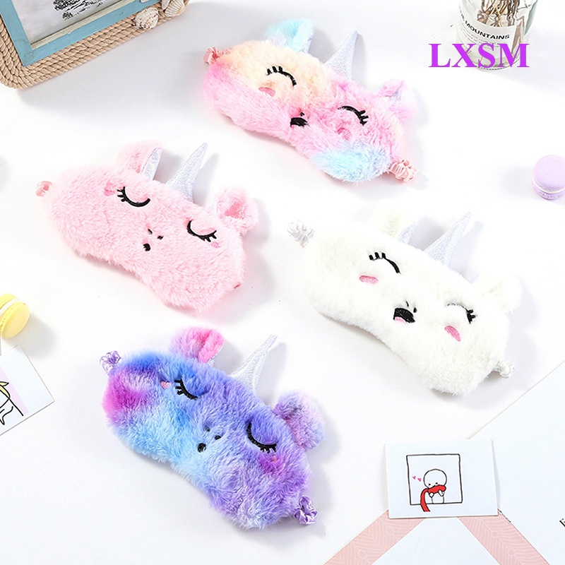 Mặt Nạ Che Mắt Ngủ Họa Tiết Hoạt Hình Dễ Thương Cho Bé