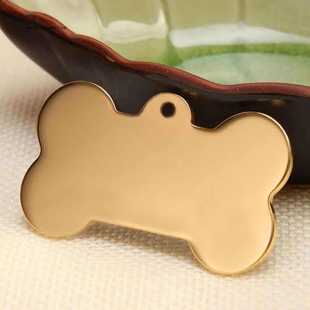 Thẻ tên bằng thép không gỉ khắc tên cho thú cưng