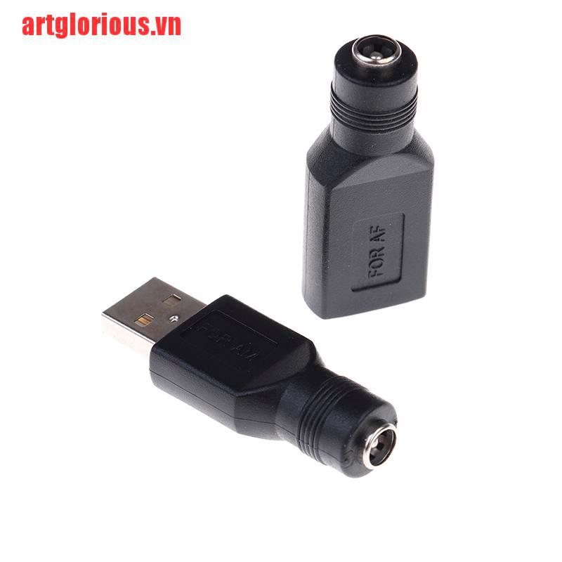 Đầu cắm/cổng cắm kết nối laptop chuyển đổi DC usb 2.0 sang usb 5V 5.5x2.1mm | BigBuy360 - bigbuy360.vn