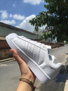 Adidas superstar all white