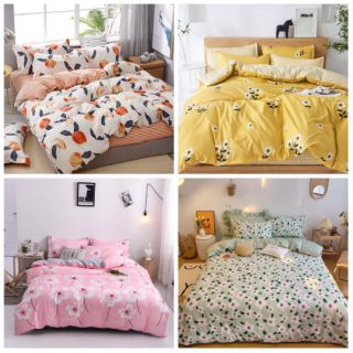 Set ga cotton poly 4 món k mền ( ib mẫu)