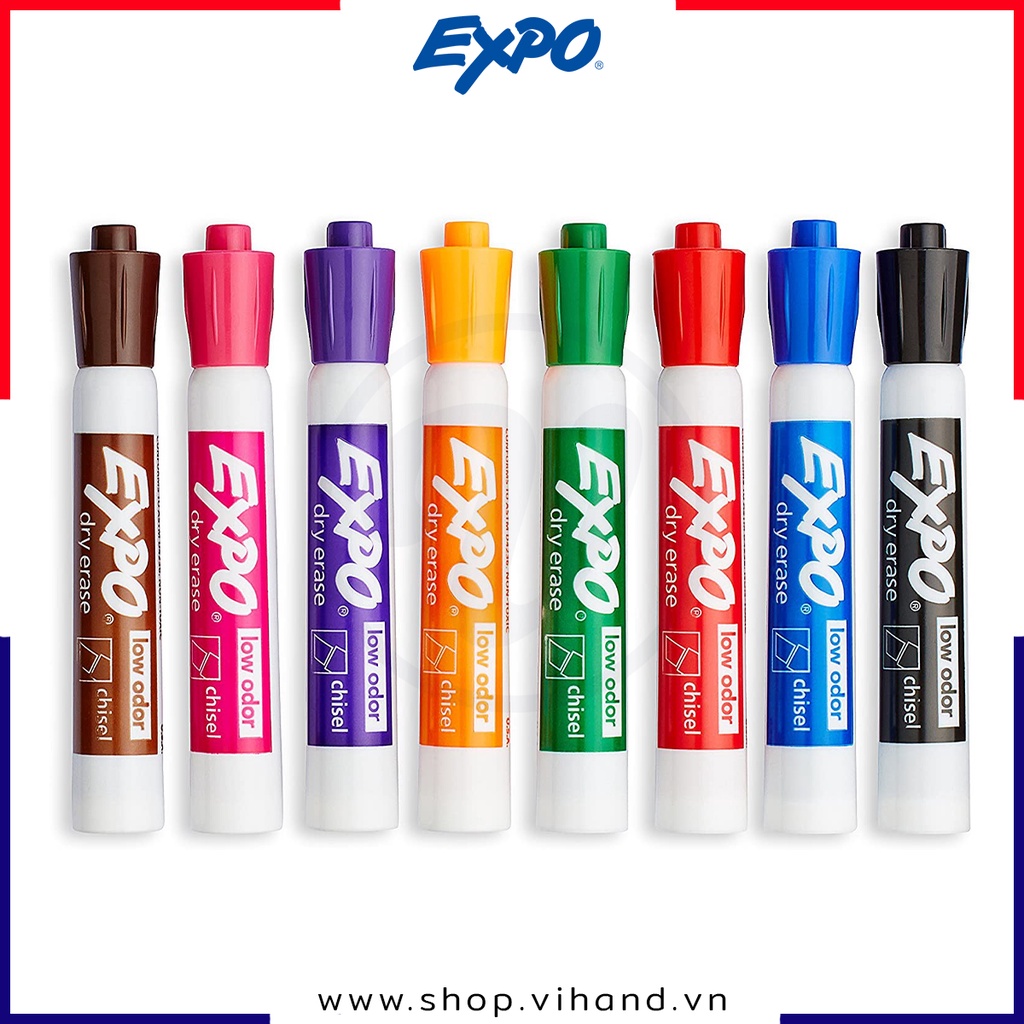 4pcs Each Color sharpie EXPO Low-Odor Dry Erase Markers oil white