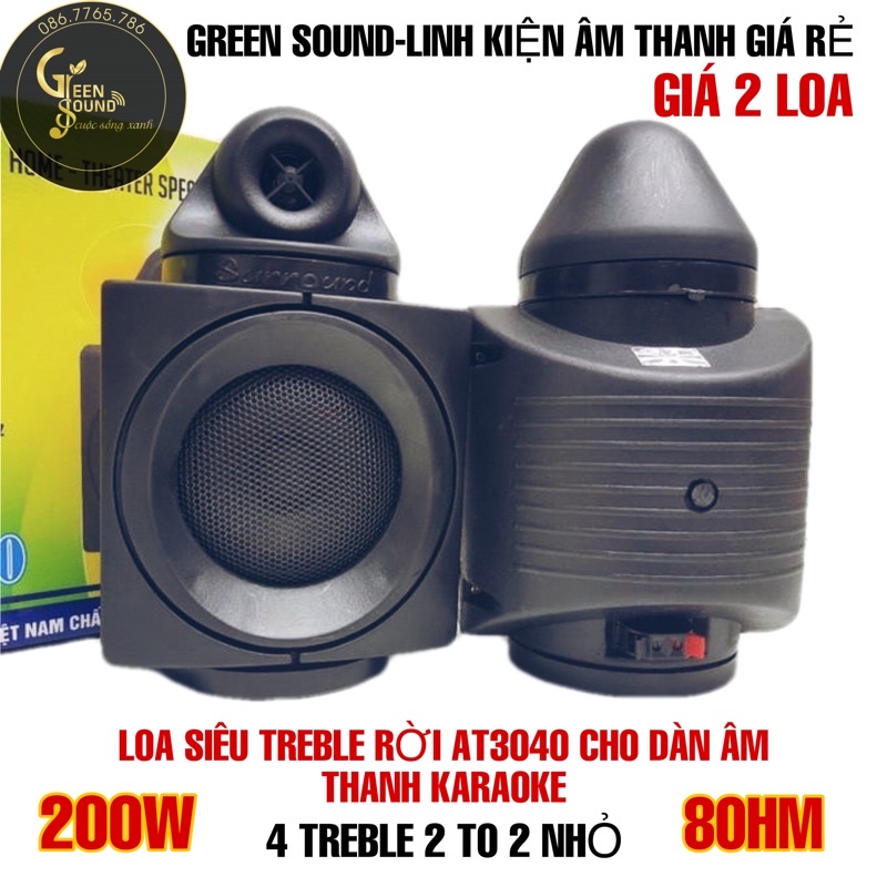 CẶP LOA TRỢ LỜI VÀ TREBLE AT3040 - LOA MID VÀ TREBLE - 3040 - 2 CÁI
