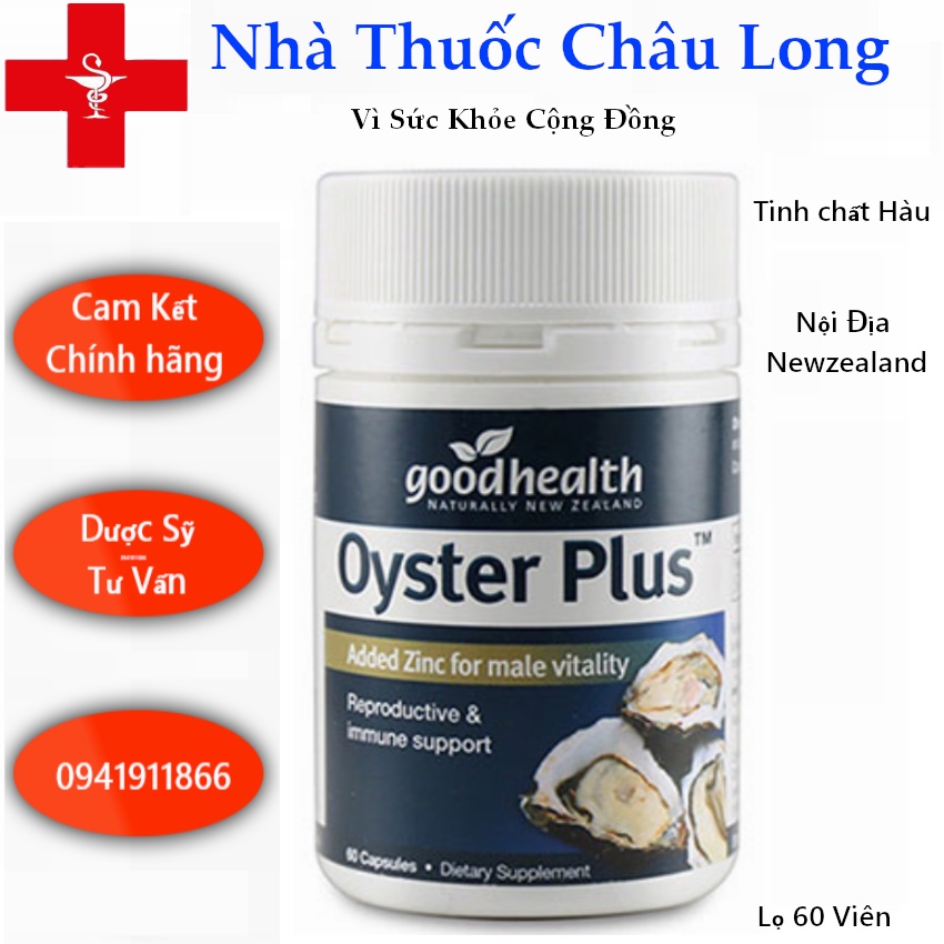 Tinh chất hàu New Zealand Good Health Oyster Plus tăng cường sinh lý nam