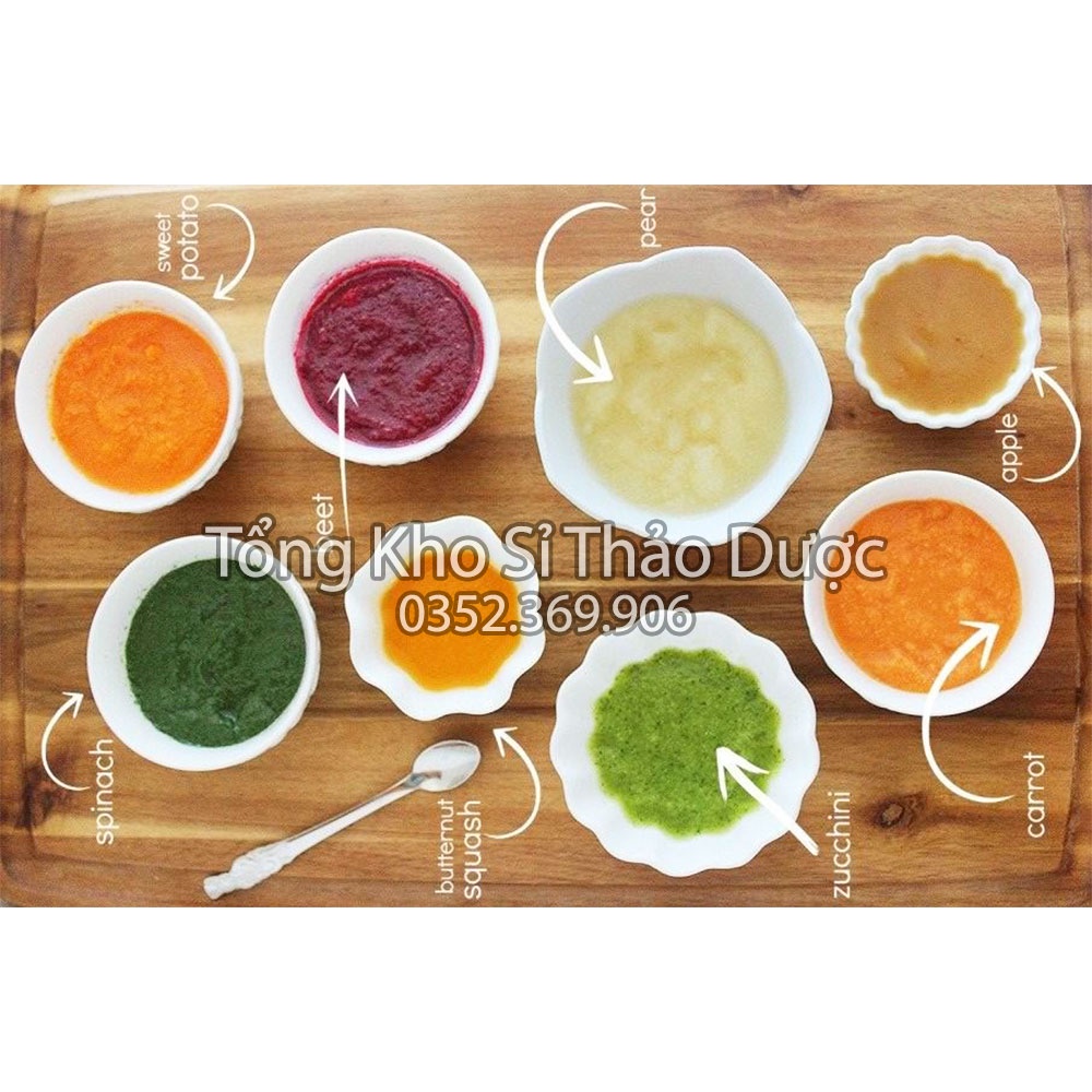 Bột ăn dặm dinh dưỡng cho trẻ em (bột cháo, tạo màu, tạo hương cho món ăn)