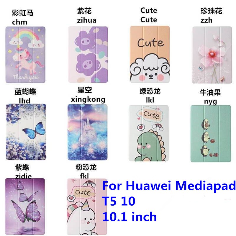 Bao Da Pu + Tpu Siêu Mỏng Cho Huawei Mediapad T5 10 10.1 Inch