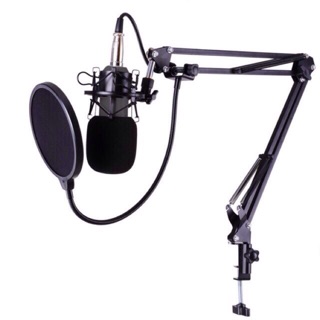 Micro thu âm BM900 và chân giá micro và lọc âm