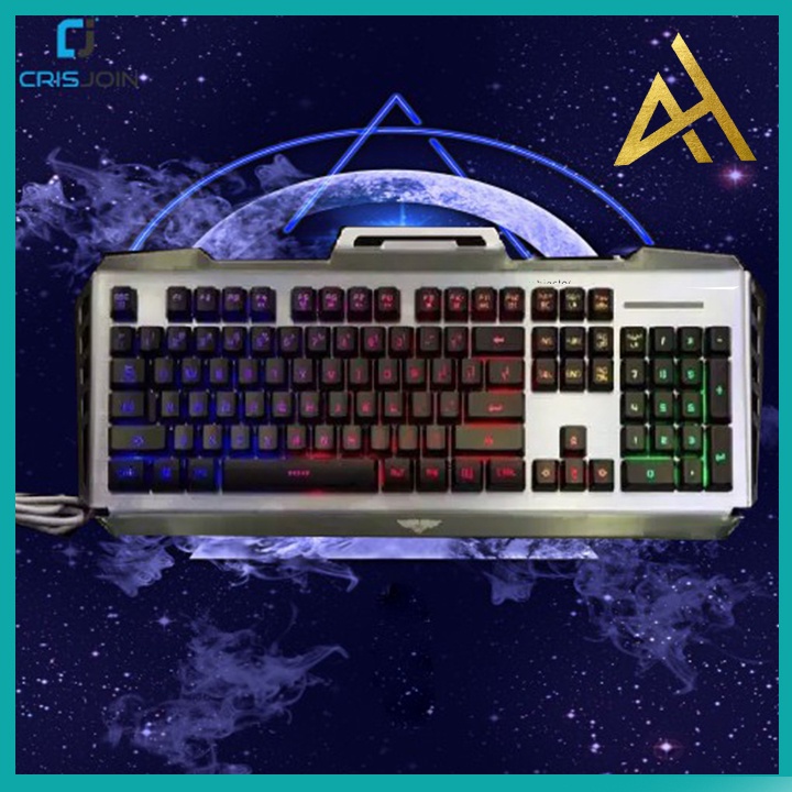 Bàn Phím Cơ Gaming Chính Hãng Đèn LED 7 Màu NEWMEN GM-619 Chuyên Game Bàn phím Máy Tính PC Laptop Keyboard Có Dây