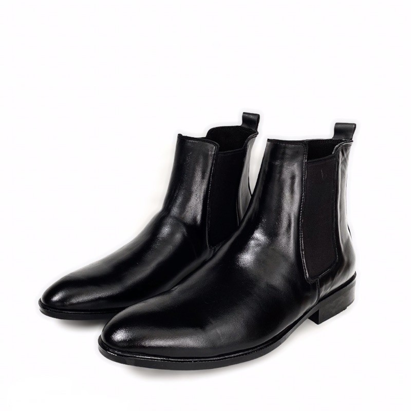 [Mã LT50 giảm 50k đơn 250k] Giày da bò thật nam Chelsea Boot TEFOSS HT650 ver1 bản thun thẳng size 37-45