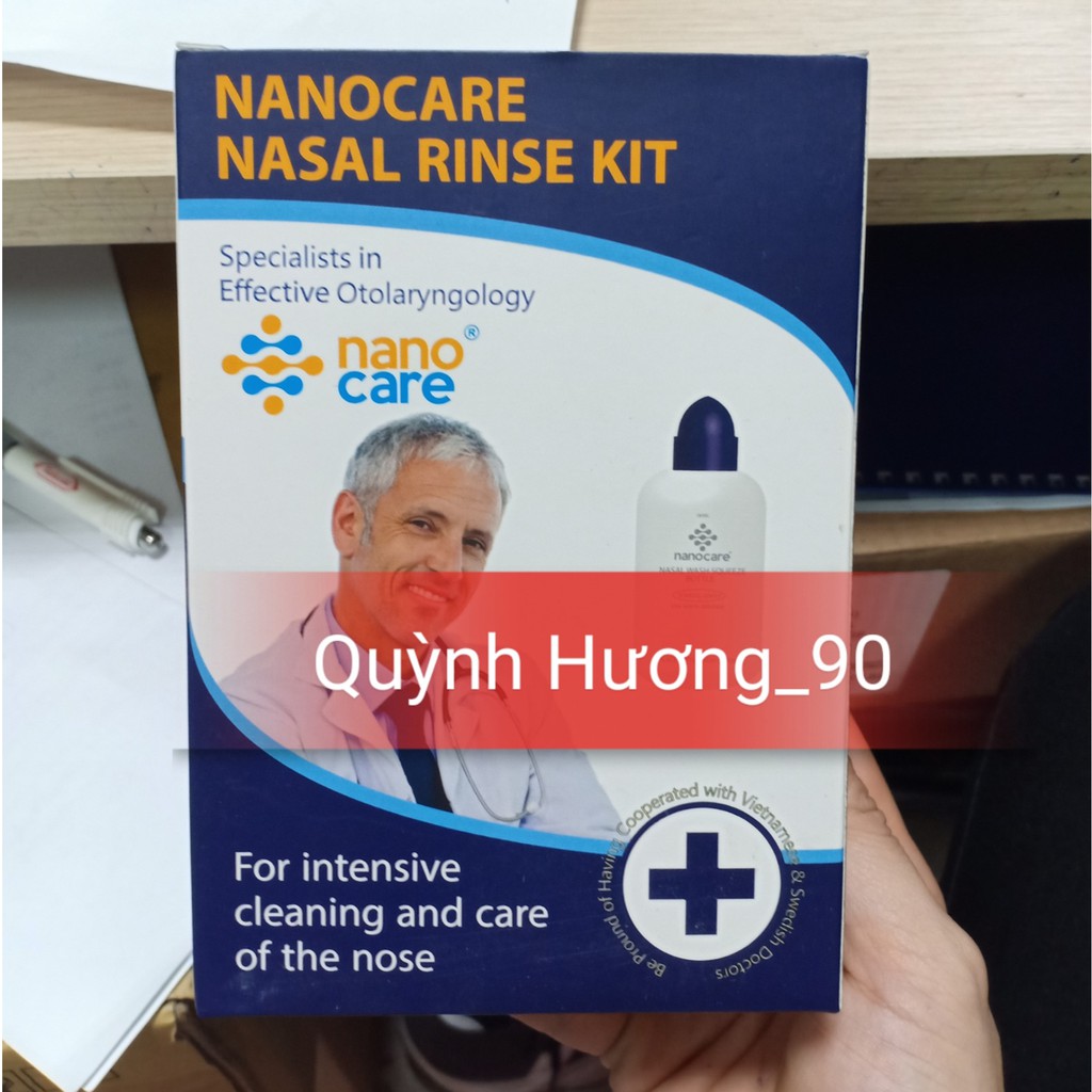 Bình rửa mũi NANOCARE NASAL RINSE KIT ( tặng kèm 20 gói muối )