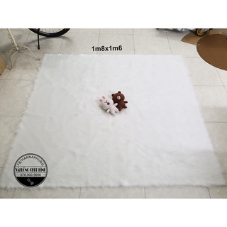 Thảm lông chụp ảnh studio - thảm lông trải sàn phòng ngủ phòng khách