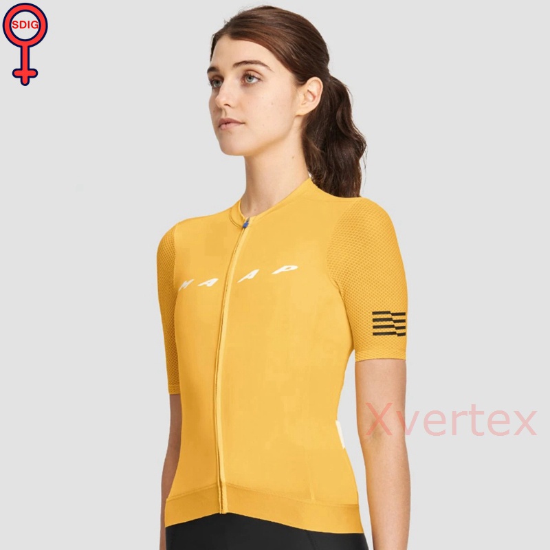 Áo Đua Xe Đạp Mau Khô Thoáng Khí Tay Ngắn Thời Trang