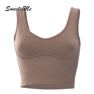 Sweeticme Nữ   Áo Tank Top Không Tay Mới