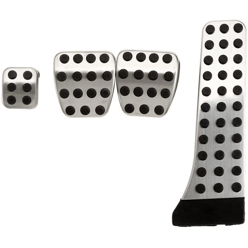 Bộ 4 Bàn Đạp Bằng Thép Không Gỉ Cho Mercedes-Benz W202 W203 W204 W124 W210 W211 W212 W218 X204 R172 R231 C E CLS Glk SLK