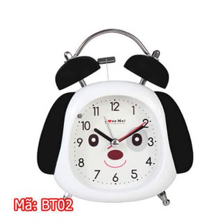 Đồng hồ báo thức 2 quả chuông hình chú chó (Kêu cực to)