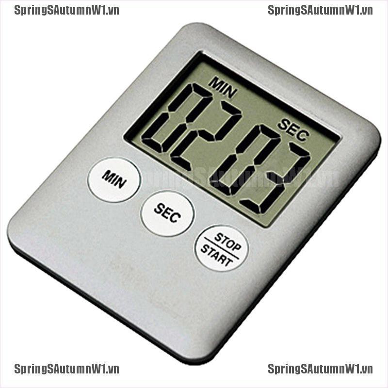 [Spring] Large LCD Digital Kitchen Cooking Timer Count Down Up Clock Alarm Magnetic [VN]