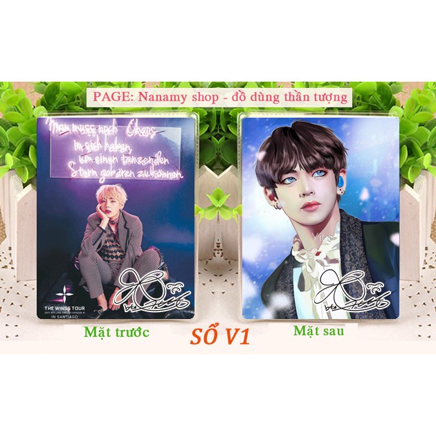 SỔ TAY BTS VÀ THÀNH VIÊN  - có in theo yêu cầu