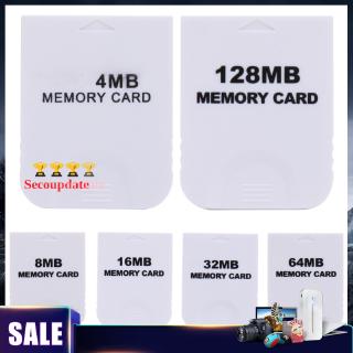 Practical Memory Card for Nintendo Wii Gamecube GC NGC Game White