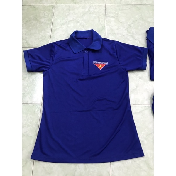 Áo đoàn Thanh Niên, Áo thun đoàn Thanh Niên, Logo thêu sắc nét, chất vải thun lạnh