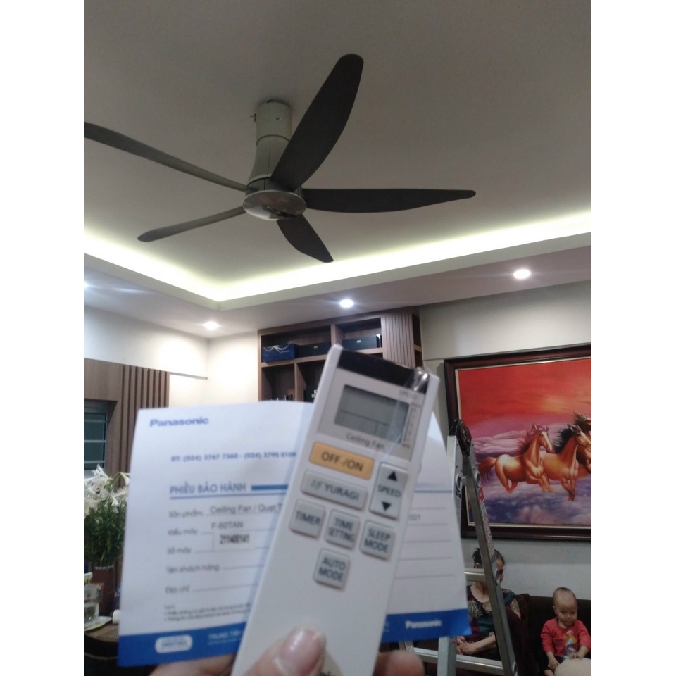 QUẠT TRẦN PANASONIC 5 cánh F-60TAN (220V)
