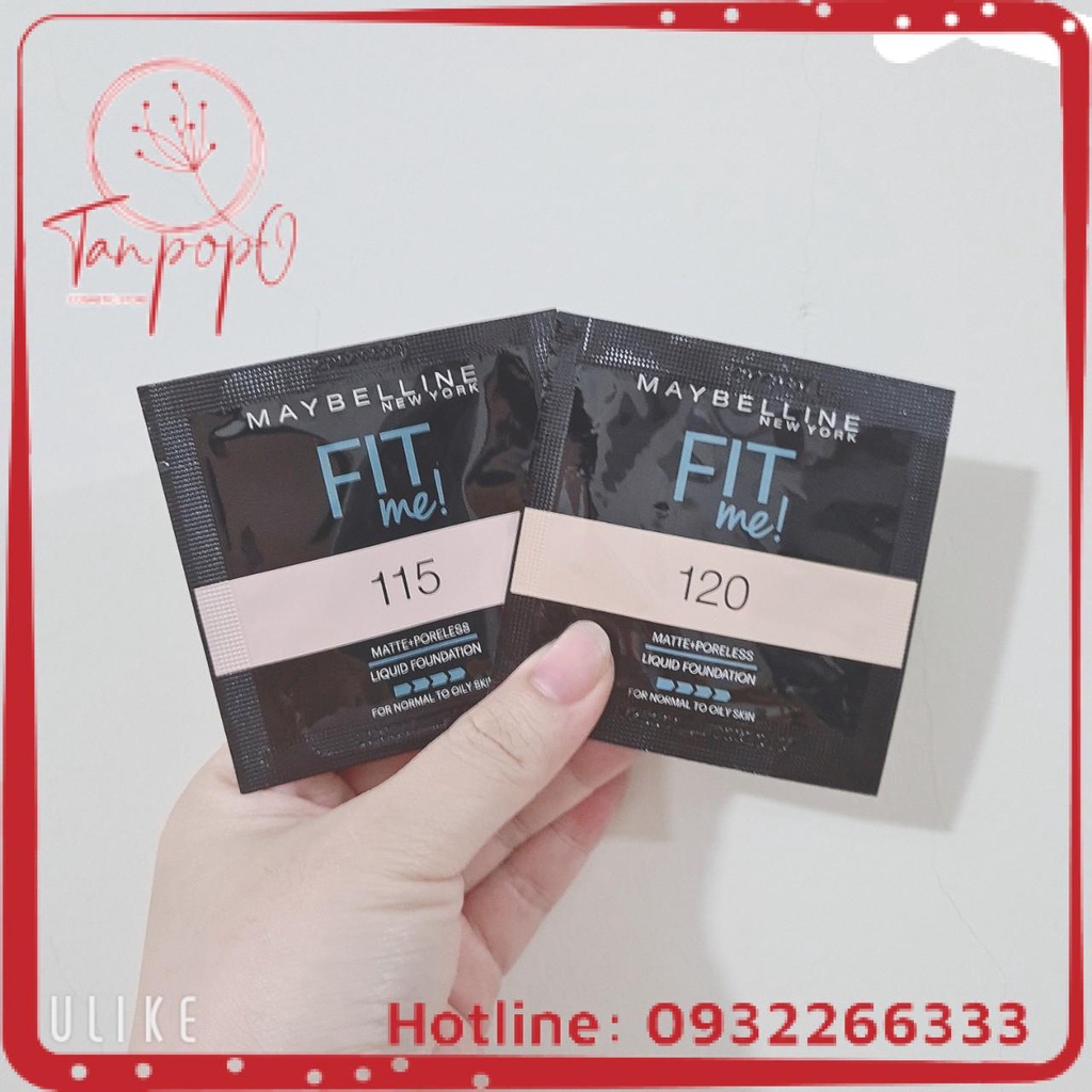 [Sample] Kem nền fit me 1.5 ml