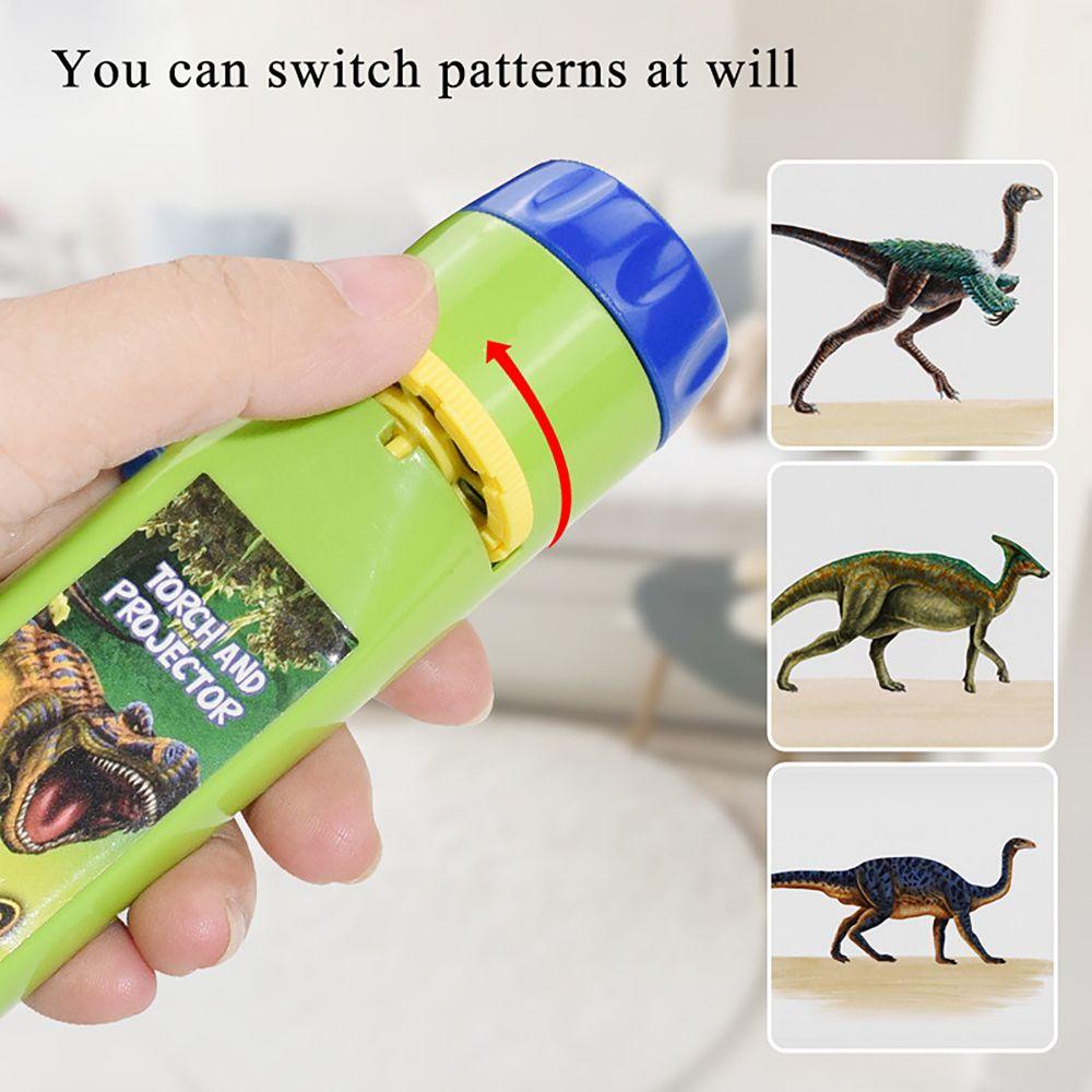 Đồ Chơi Đèn Pin Chiếu Họa Tiết Hoạt Hình Vui Nhộn Giáo Dục Sớm Cho Bé