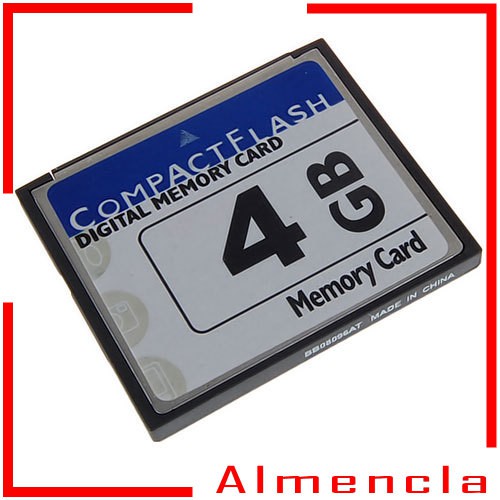 [ALMENCLA] 4GB CF Digital Memory Card for Cameras Cellphones GPS MP3 and PDAS