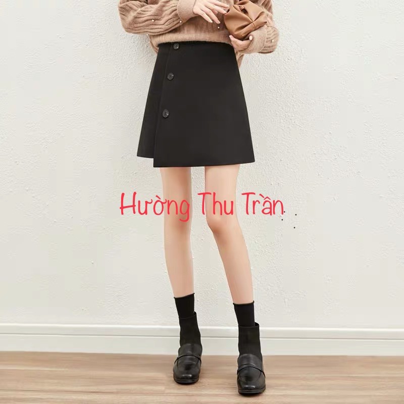 HOT Chân váy chữ a gấu lệch trẻ trung, chân váy công sở trên gối | BigBuy360 - bigbuy360.vn