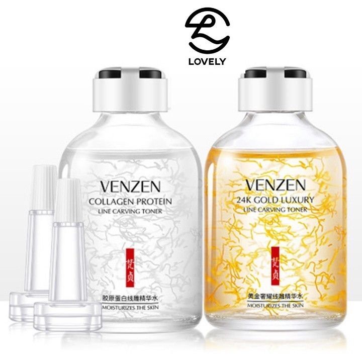 Tế bào gốc sợi tơ vàng 24k GOLD LUXURY Venzen nâng cơ, cấp ẩm, se khít lỗ chân lông | BigBuy360 - bigbuy360.vn