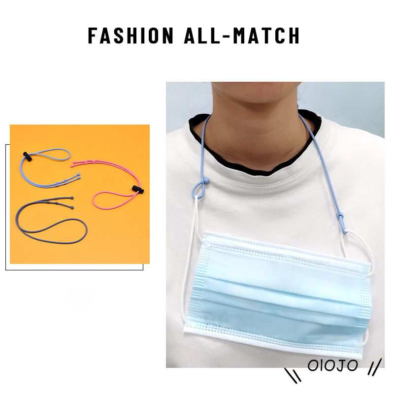 Silicone Dây Đeo Khẩu Trang Bằng Silicon Chống Thất Lạc Tiện Dụng Cho Người Lớn / Trẻ Em