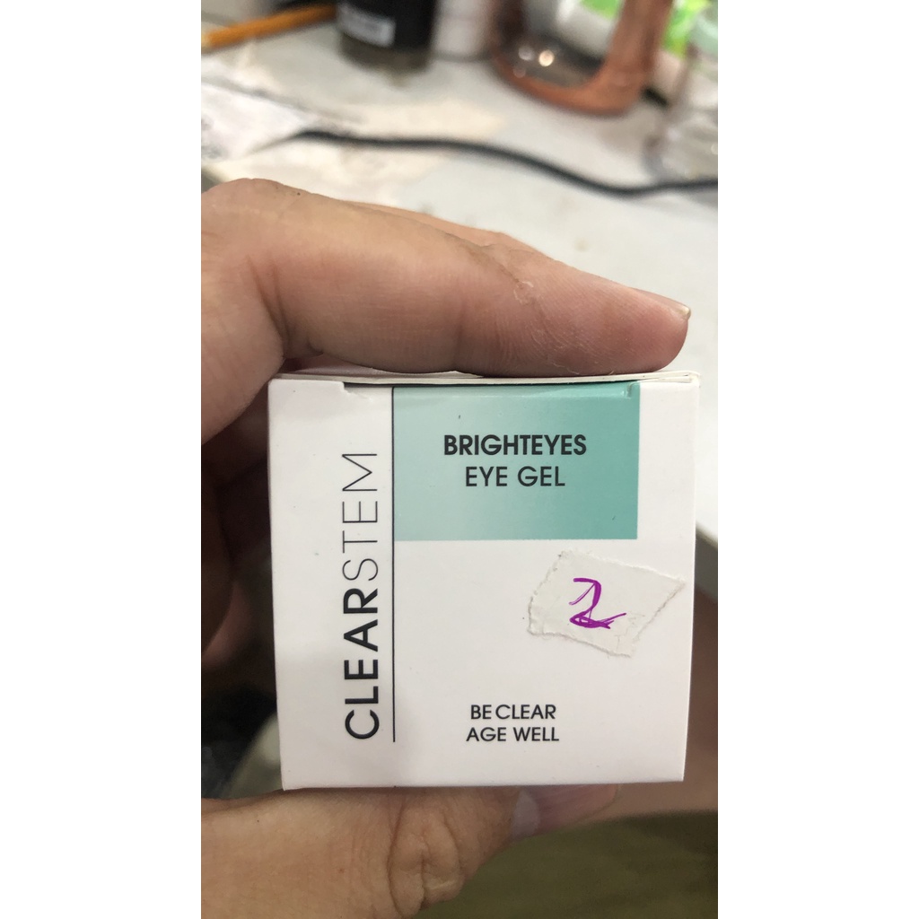 BRIGHTEYES by CLEARSTEM - Nourishing anti-aging eye serum with collagen peptides and Aloe, Safe for All Skin Types - Coo