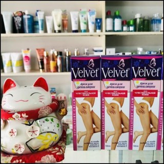 Kem tẩy lông Velvet Sensitive 100ml hàng chính hãng Nga dùng được tất cả các vùng da