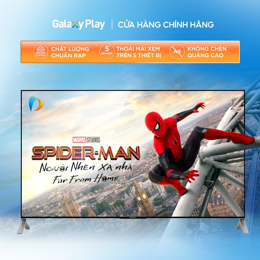 - Phim thuê Spider Man: Người Nhện Xa Nhà trên ứng dụng Galaxy Play