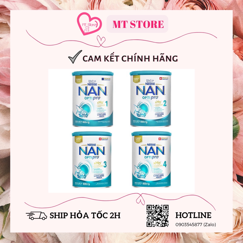 [DATE 2024-2025] Sữa NAN NGA OPTIPRO hộp 800g đủ số