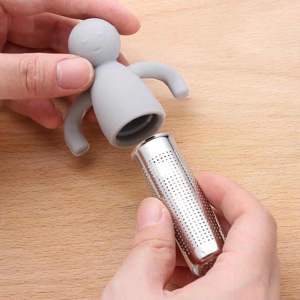 LET Dụng Cụ Lọc Trà Bằng Thép Không Gỉ Và Silicone