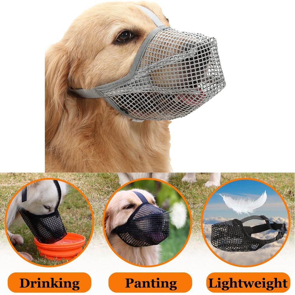 Rọ Mõm Chó Bằng Nylon Thoáng Khí Thoải Mái Chống Chó Cưng