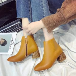 Boot ngắn da PU sale