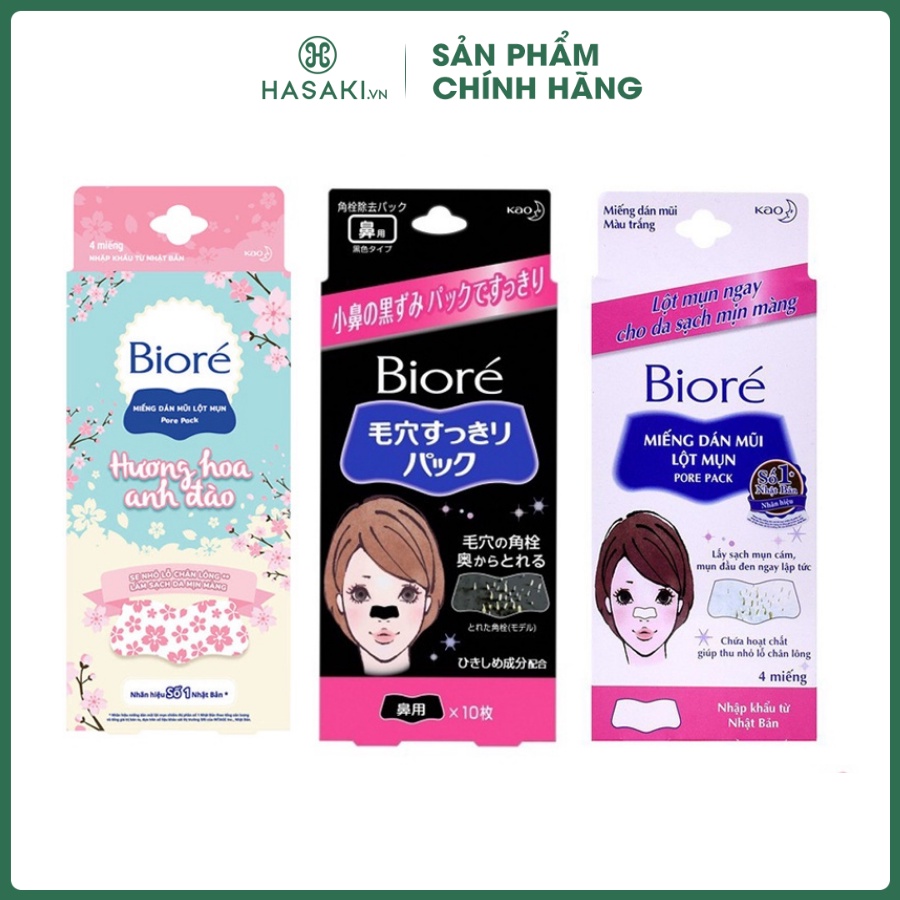 Miếng Dán Mũi Lột Mụn Bioré Pore Pack