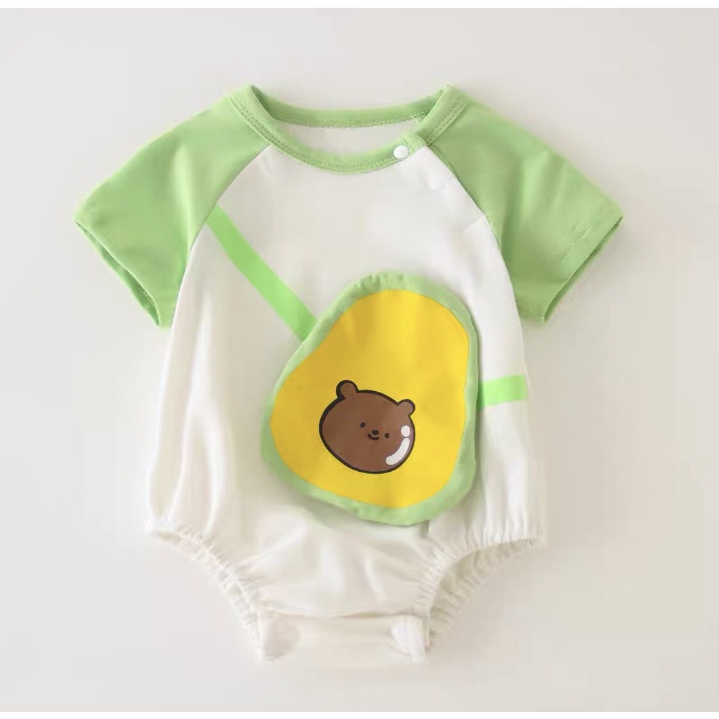 Bộ body đùi đồ liền thân cho bé bodysuit Chip Hè Sơ Sinh vải 100% cotton mềm mịn mẫu quần áo sơ sinh cho bé từ 3 -12kg