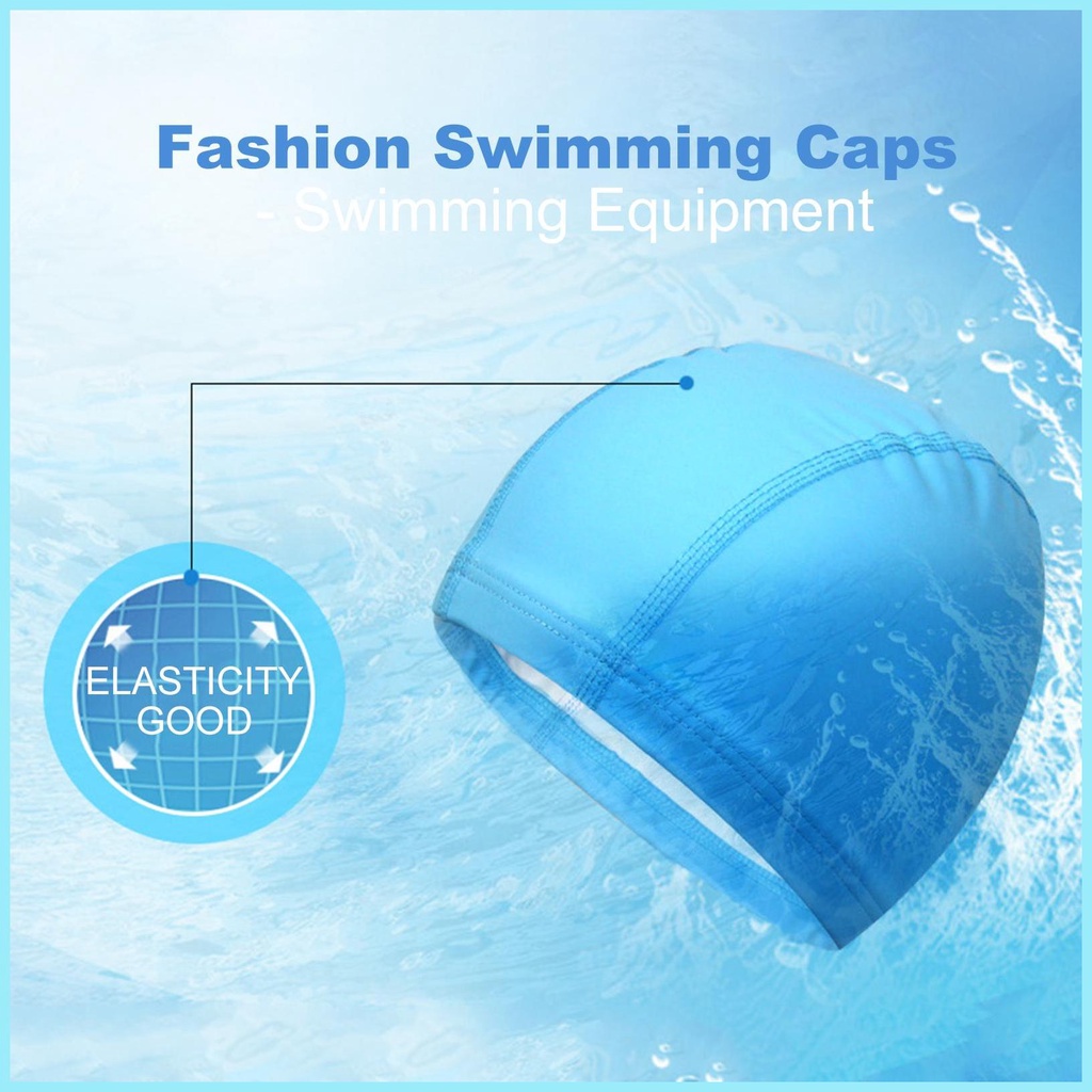 Mũ Bơi Chất Liệu PU Co Giãn Chống Thấm Nước Cho Nam Và Nữ