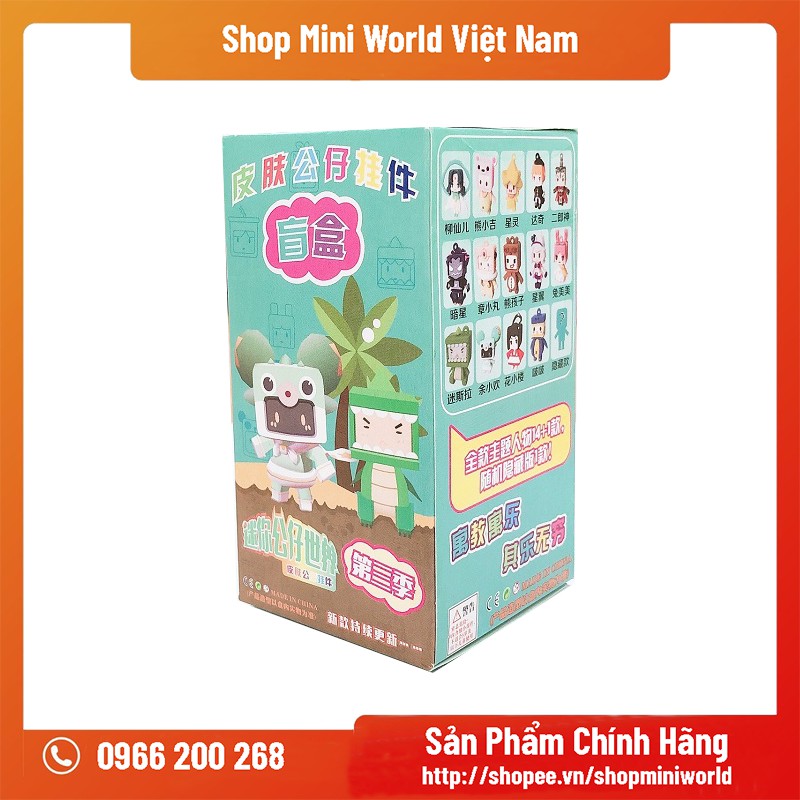 Móc Khóa Mini World Nhân Vật Bí Ẩn [Gửi 1 Hộp Ngẫu Nhiên]