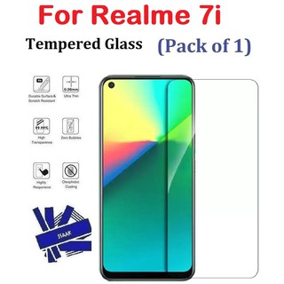 Kính cường lực Realme 7i (Chuẩn 9H Trong Suốt, Không Full)