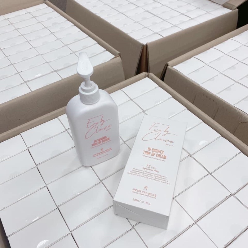 Sữa Tắm Trắng Nâng Tone Eve By Claire In Shower Toner Up Cream 200ml