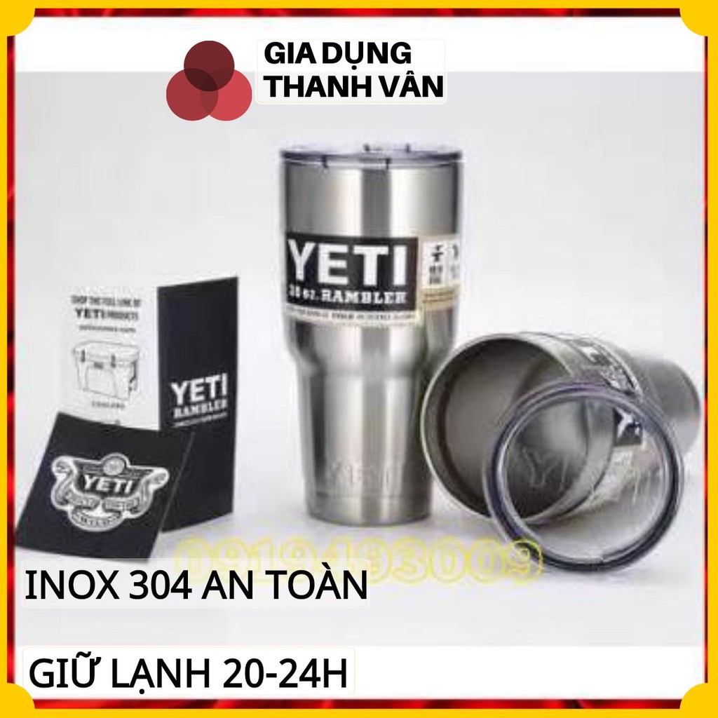 [Bình giữ nhiệt], Ly giữ nhiệt Thái Lan hàng loại 1 900ml tăng 1 túi và ống hút