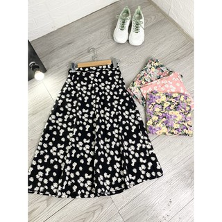 [HÀNG MỚI VỀ]  [ẢNH THẬT+VIDEO] Chân Váy Hoa Nhí Dáng Dài Vintage - Chân Váy Hot Trend 2020 Mã OH70