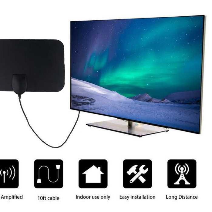 Ăng Ten Tv Kỹ Thuật Số 4k 25db Full Hd Hbo Smart Android Coocaa Dvb-T2