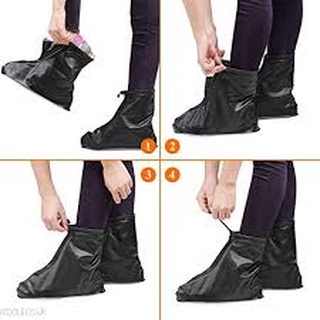 Bọc giày đi mưa cổ thấp đi phượt giá rẻ, ủng đi mưa tiện lợi