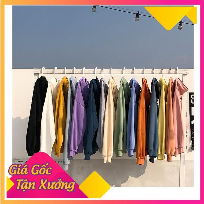 [ XẢ KHO CẮT LỖ] 70K/ 1 chiếc Áo Hoodie Một Màu Basic [RANDOM] | WebRaoVat - webraovat.net.vn