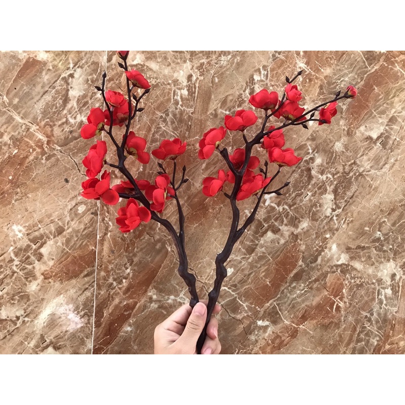 Đào Cổ cành 40cm trang trí ,Cắm bình!