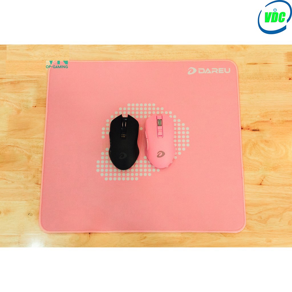 Bàn di chuột - Lót chuột - Pad chuột Dareu ESP108 - Màu hồng cực kute - 450X400X5 mm